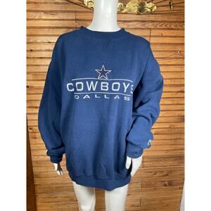 Vintage 90s Logo 7 Game Day Dallas Cowboys Crewneck Sweatshirt Size XL Excellent